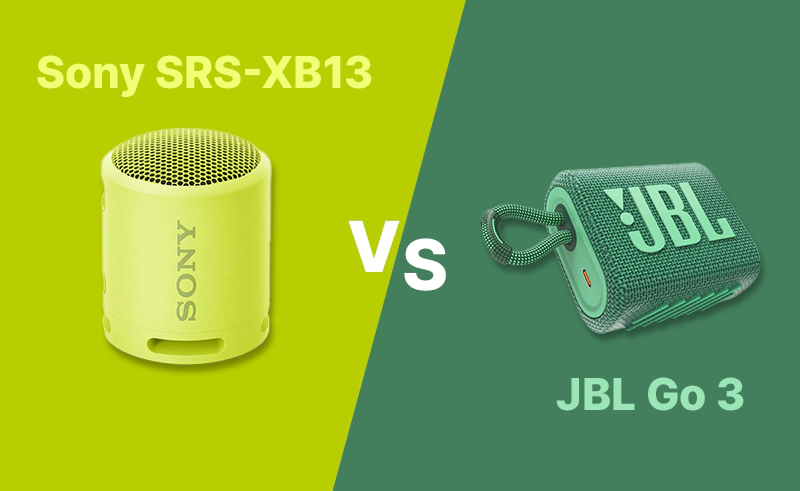 Comparativa Sony XB13 vs JBL Go 3