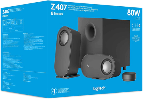 Caja de Logitech Z407