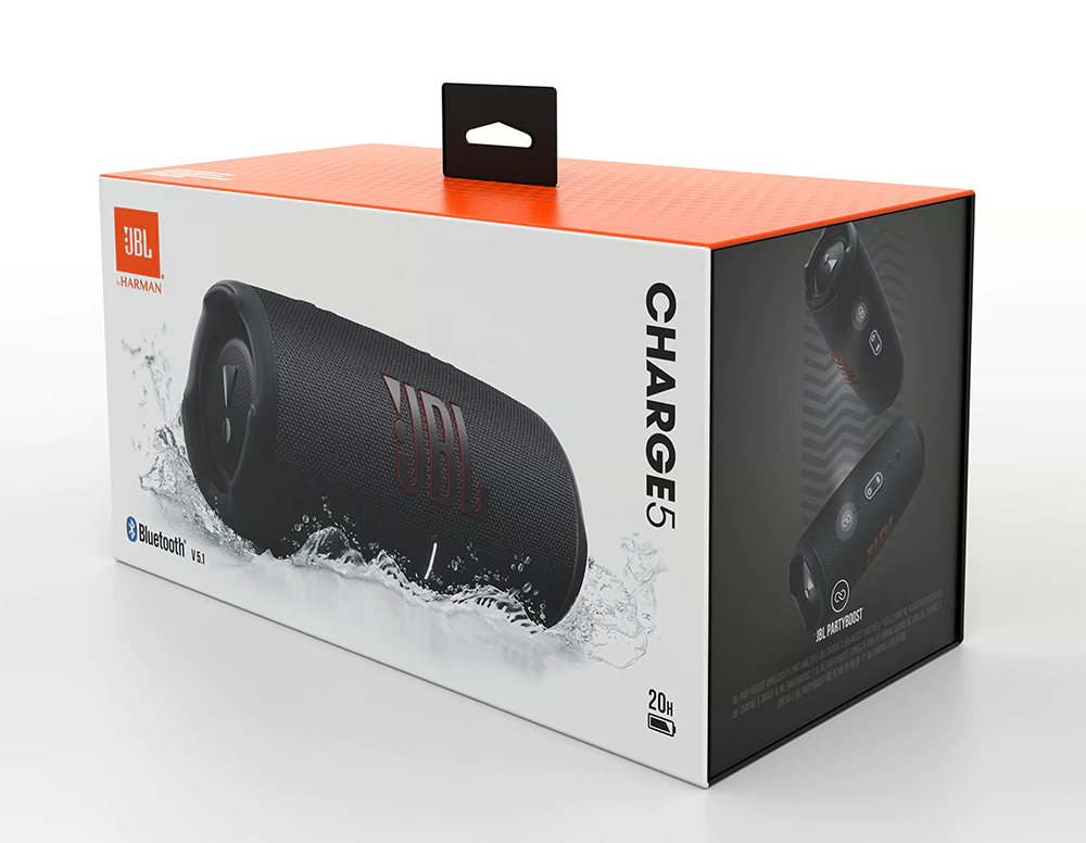 Contenido de la caja del JBL Charge 5