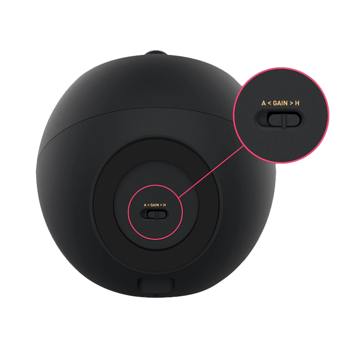 Interruptor de ganancia de l Creative Pebble V3