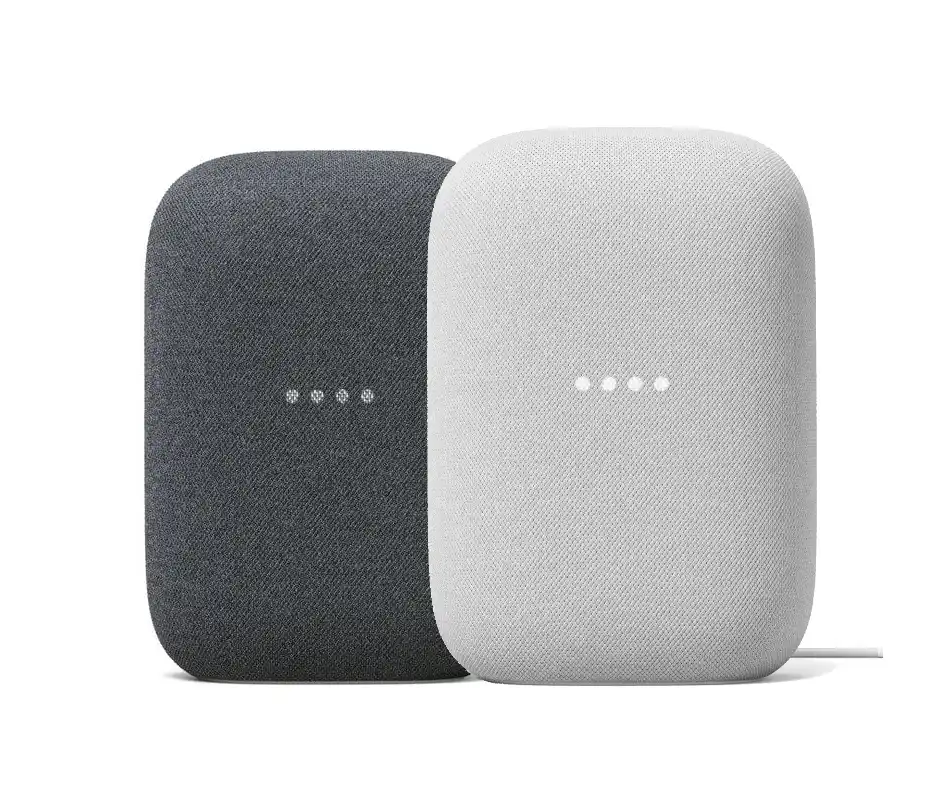 El Google Nest Audio está disponible en 2 colores: Carbón y Tiza