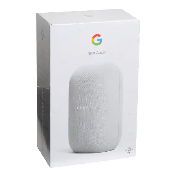 Caja del Google Nest Audio