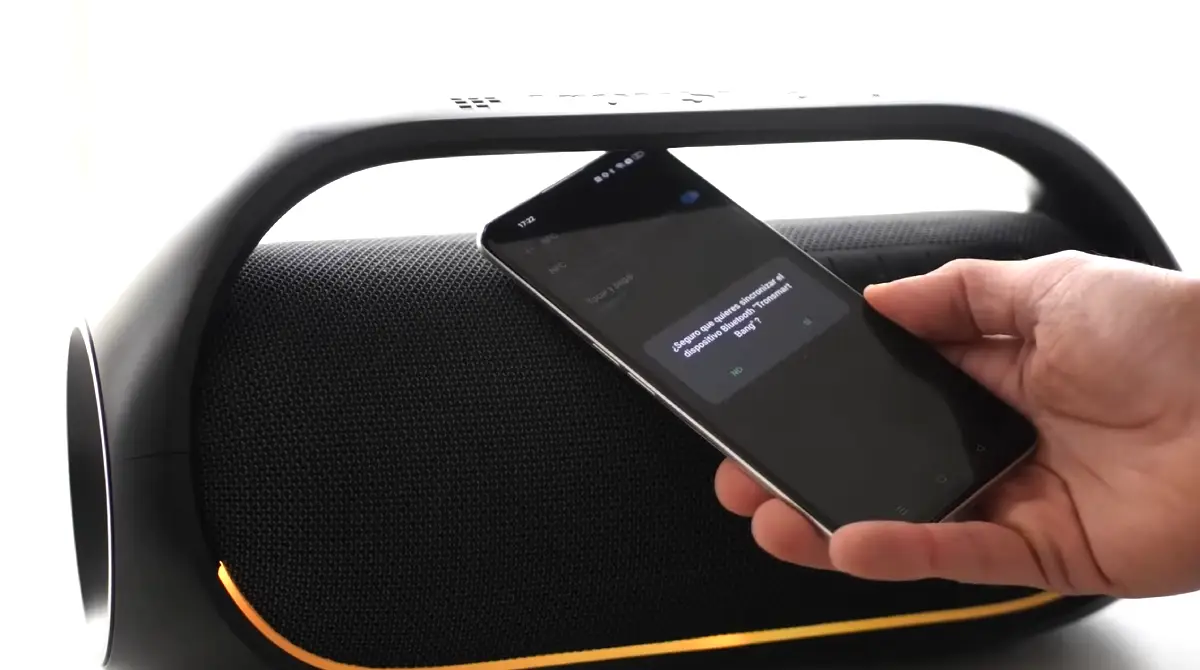 El Tronsmart Bang dispone de conexión NFC para un emparejamiento rápido