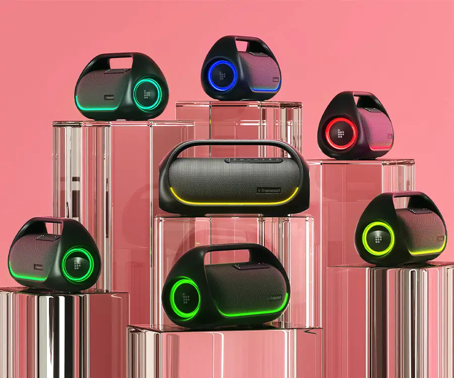 Luces led del Tronsmart Bang con variedad de colores y modos