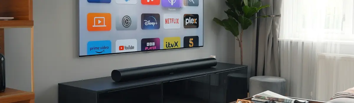 Imagen destacada y principal de la página destinada a las barras de sonido