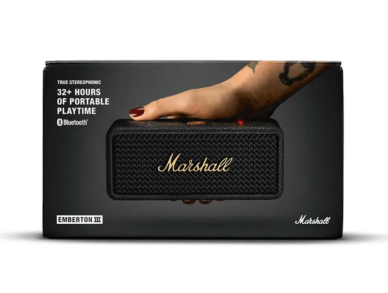 Contenido de la caja del Marshall Emberton III